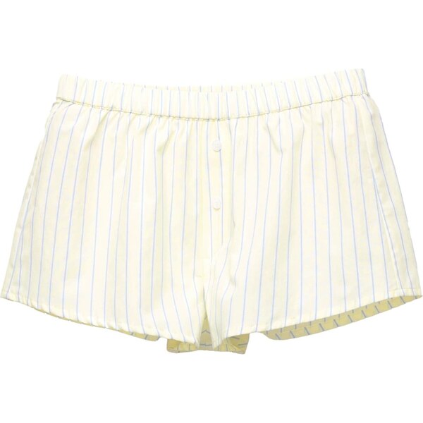 Pull&Bear Nohavice modrá / pastelovo žltá 65880409