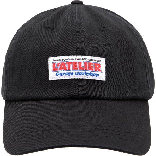 Pull&Bear Čiapka L´ATELIER modrá / červená / čierna / biela 65880431