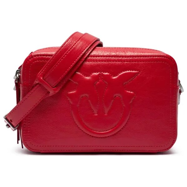 Pinko Kožená crossbody kabelka CARRIE 63999975