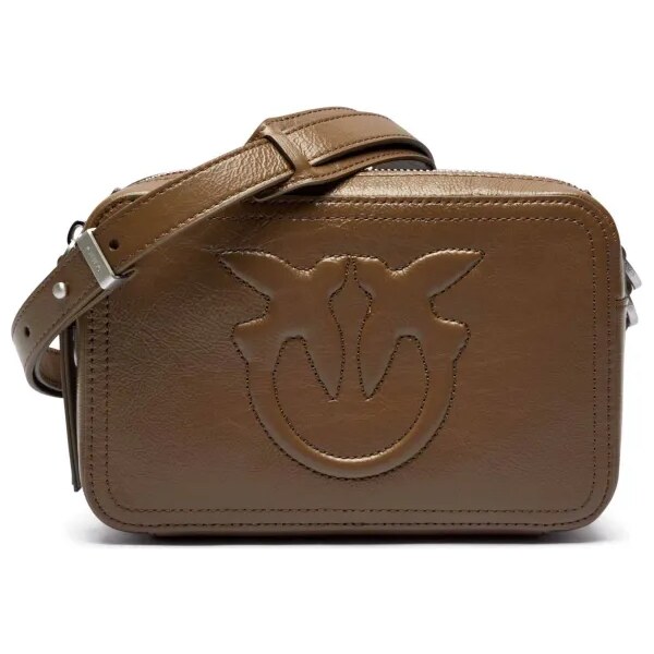 Pinko Kožená crossbody kabelka CARRIE 63999966