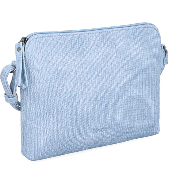 Kabelka zo syntetickej kože crossbody Tangerin modrá 7014 SM 64020650