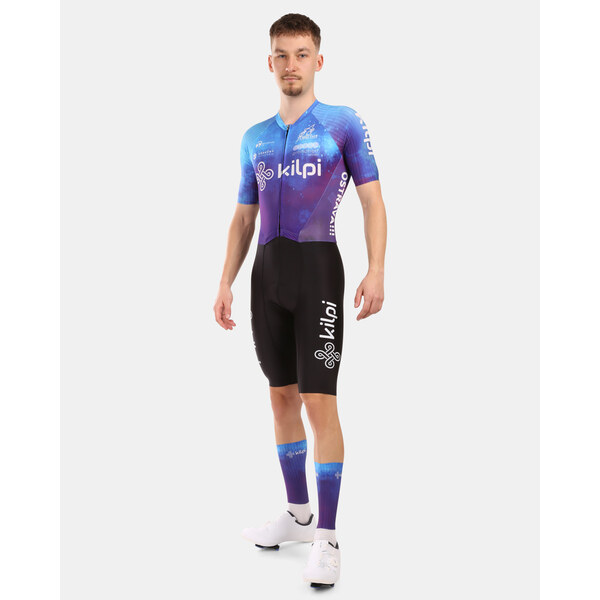 Cyklistická kombinéza s krátkym rukávom Kilpi AURORA-M modrá 64014124