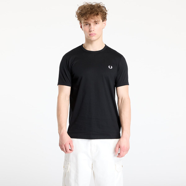 Tričko FRED PERRY Ringer Tee Black L 54988466