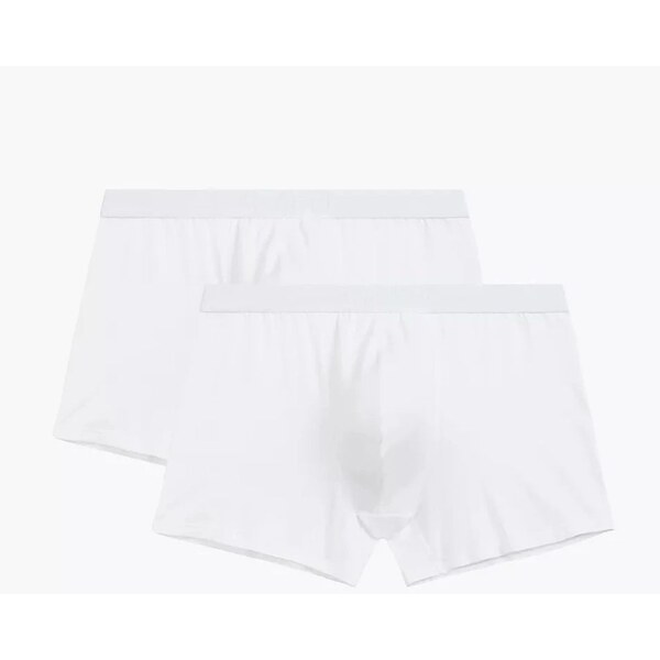 Atlantic Pánske boxerky 2 pack 016 white 64016636