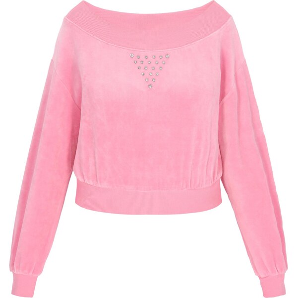 faina Mikina Fashion Look rosé / strieborná 65876606