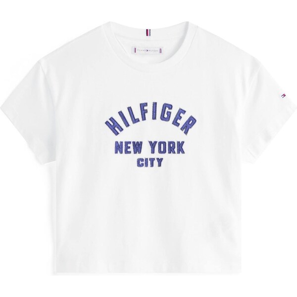 TOMMY HILFIGER Tričko tmavomodrá / čierna / biela 64017983