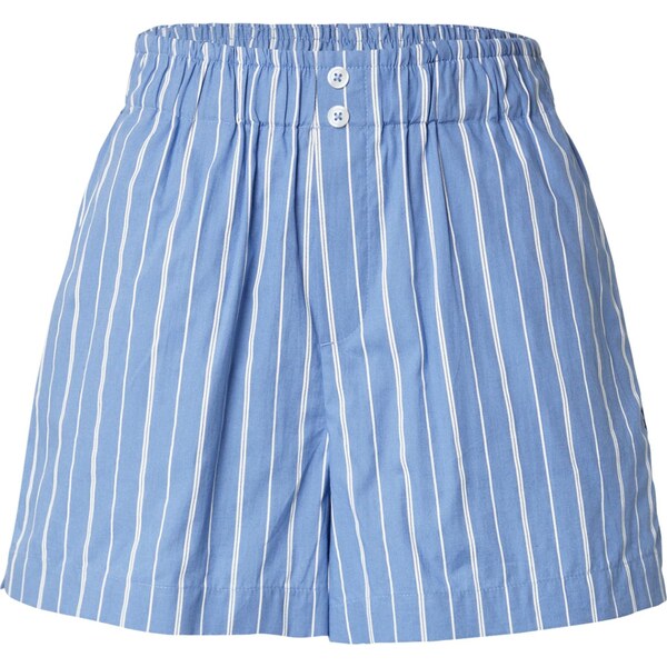 ONLY Nohavice ONLFILUCCA modrá denim / biela 64087548