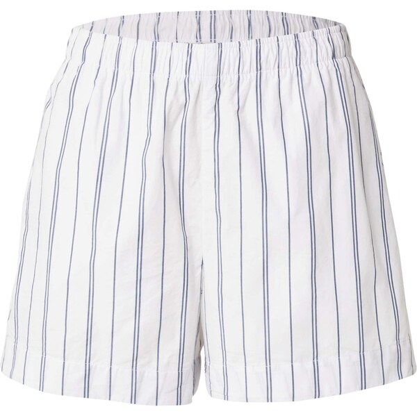 Abercrombie & Fitch Nohavice námornícka modrá / biela 64339456