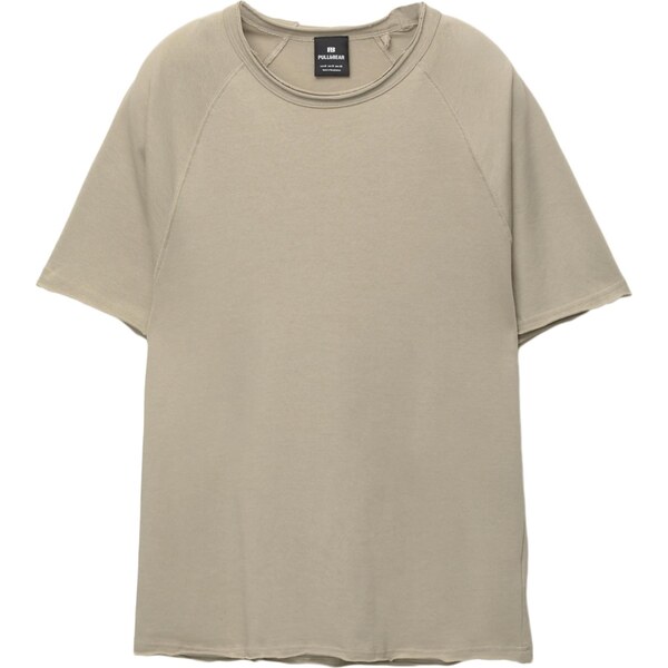 Pull&Bear Tričko kaki 64167216