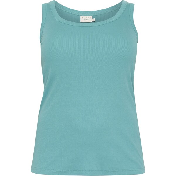 KAFFE CURVE Top KCCarina tyrkysová 65878726