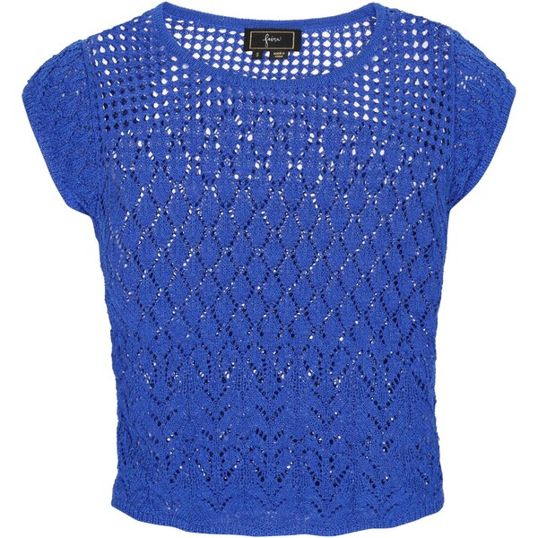 faina Vyšívaný top kobaltovomodrá 65875718