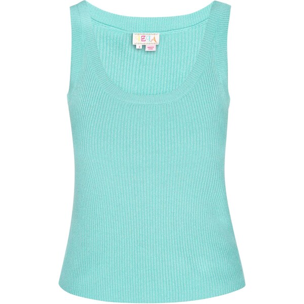 IZIA Vyšívaný top Spring Summer tyrkysová 65648730