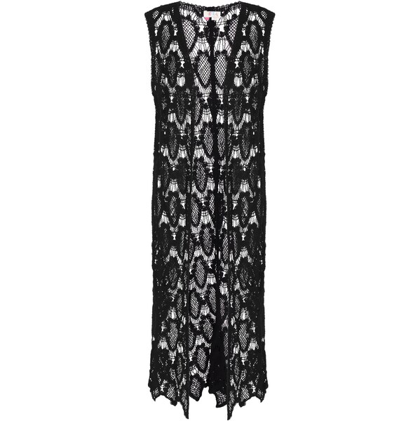 IZIA Pletená vesta Boho čierna 64333300