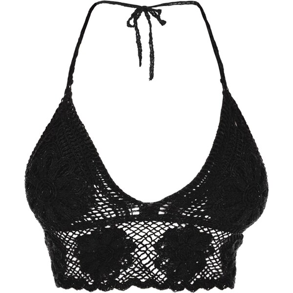 IZIA Vyšívaný top Boho čierna 65623586