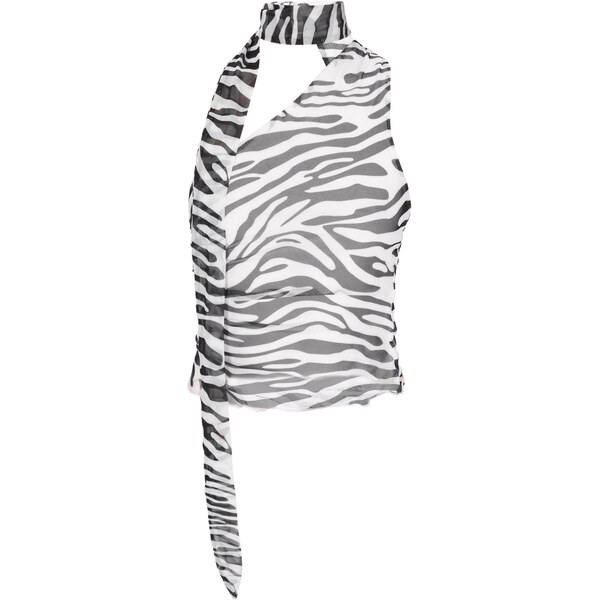 myMo ROCKS Top Fashion Look čierna / biela 66007780