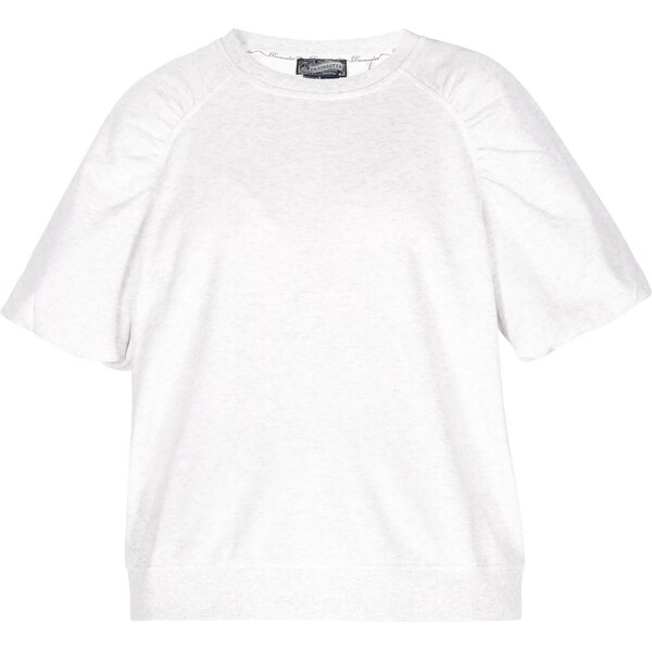 DreiMaster Vintage Mikina Fashion Look biela melírovaná 65876074