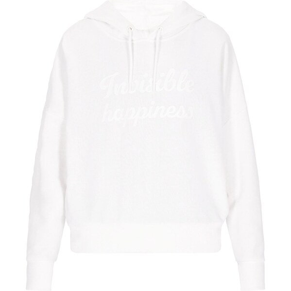 MYMO Mikina Back To School biela / prírodná biela 65876281