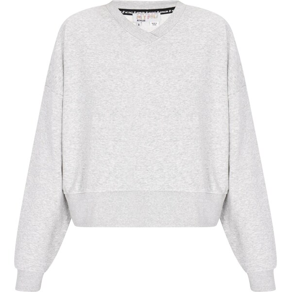 myMo ATHLSR Mikina Back To School svetlosivá 65876466