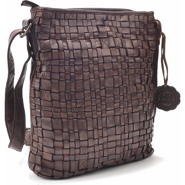 Kožená kabelka crossbody Noelia Bolger hnedá NB 2013 H 64019570