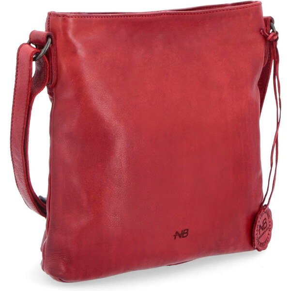Kožená kabelka crossbody Noelia Bolger červená NB 2001 CV 64019575
