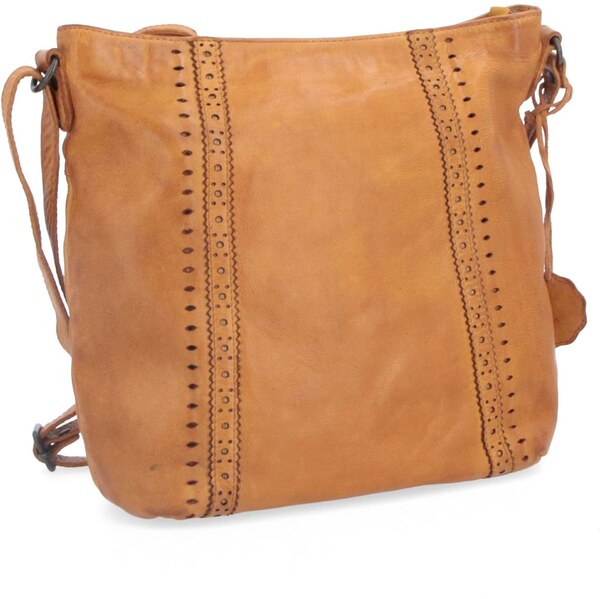 Kožená kabelka crossbody Noelia Bolger žltá NB 2029 ZLU 64019590