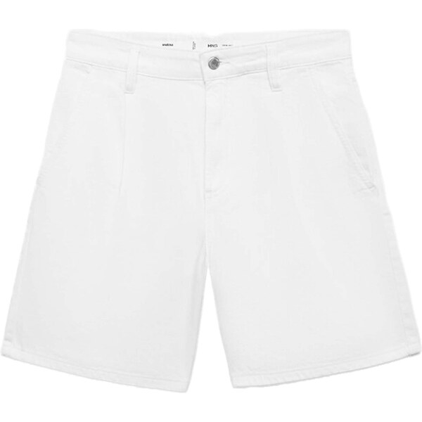 MANGO Plisované nohavice MARINA šedobiela 64063276