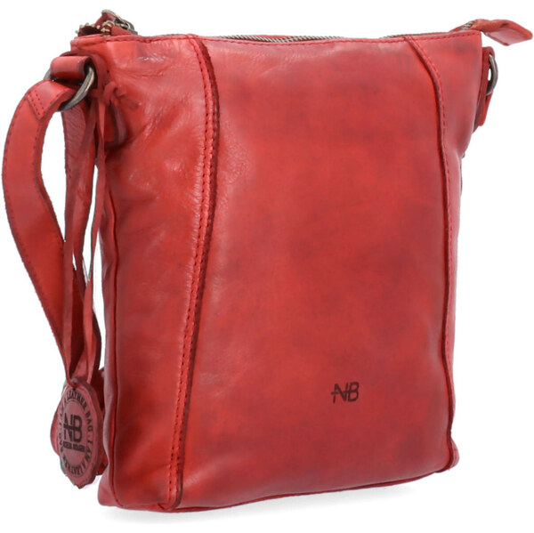 Kožená kabelka crossbody Noelia Bolger červená NB 2086 CV 64019831