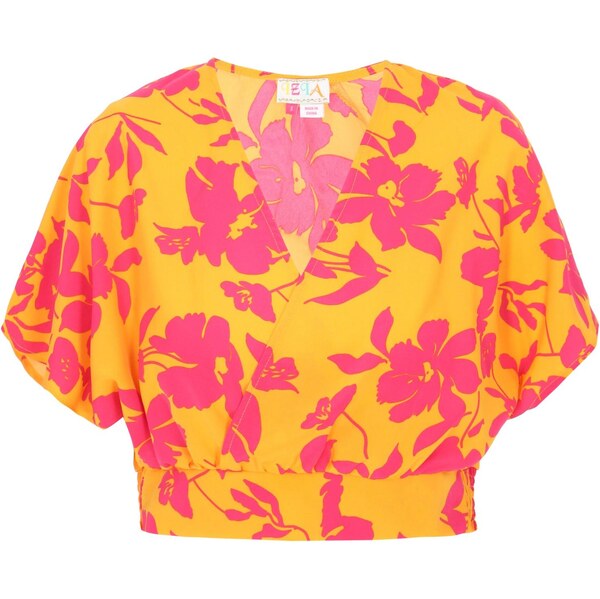 IZIA Top Fashion Look žltá / ružová 65876820