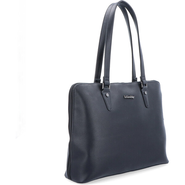 Kabelka zo syntetickej kože cez rameno Le Sands čierna 9022 C 64019999