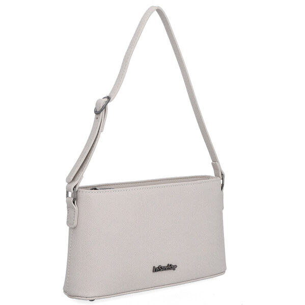 Kabelka zo syntetickej kože cez rameno Le Sands krémová 9035 K 64020165