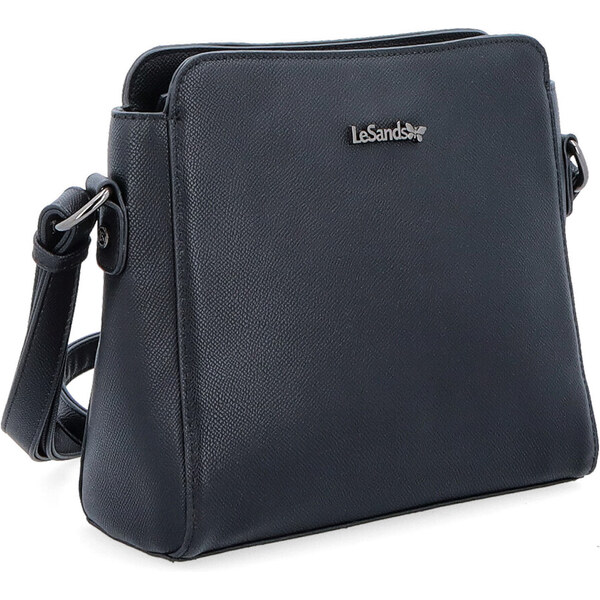Kabelka zo syntetickej kože crossbody Le Sands čierna 9039 C 64020164