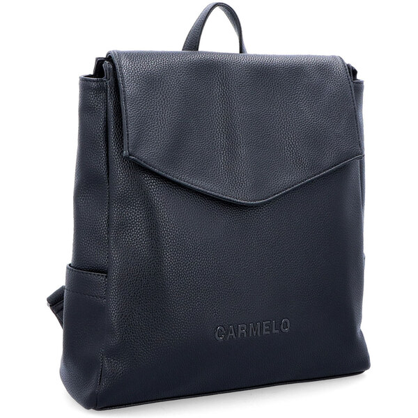 Mestský batoh zo syntetickej kože Carmelo čierna 4317 C 64020188