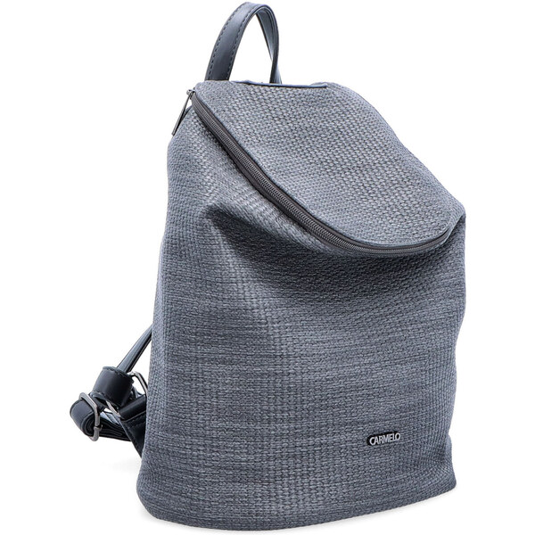 Mestský batoh zo syntetickej kože Carmelo sivá 4311 ANT 64020196