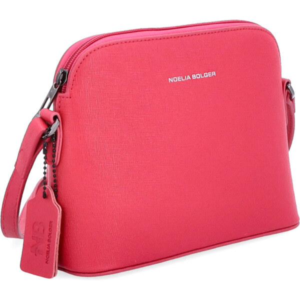Kožená kabelka crossbody Noelia Bolger ružová NB 0070 F 64020221