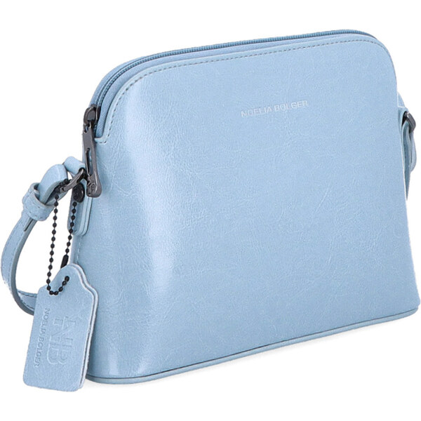 Kožená kabelka crossbody Noelia Bolger modrá NB 0080 SM 64020220
