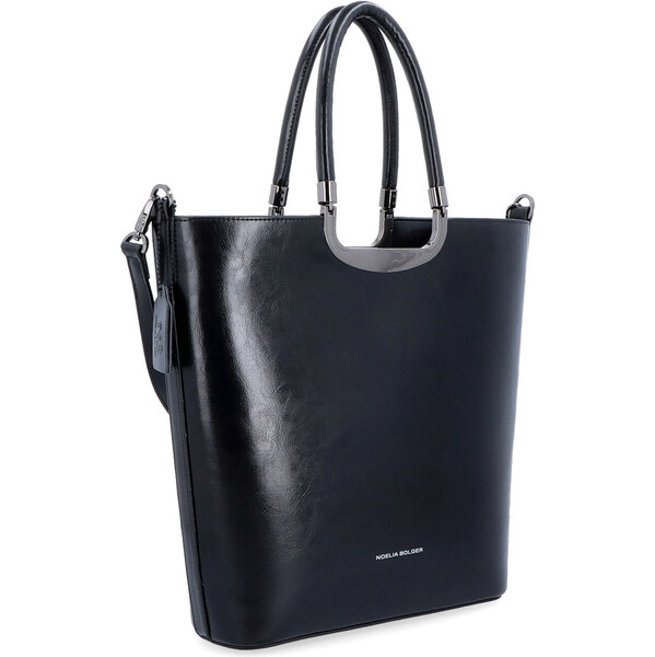 Kožená kabelka do ruky Noelia Bolger čierna NB 0093 C 64020219