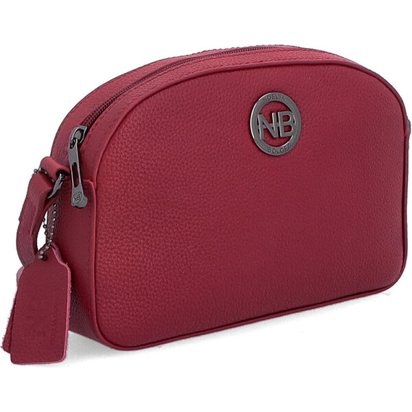 Kožená kabelka crossbody Noelia Bolger červená NB 3013 CV 64020260