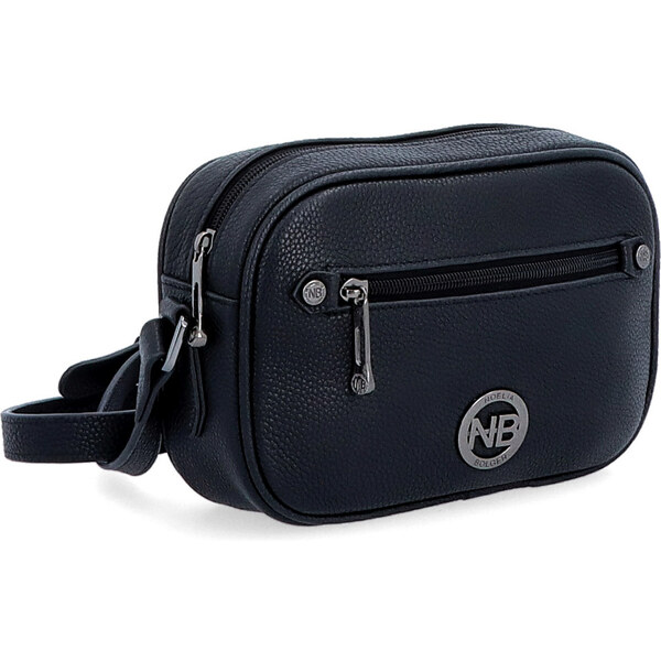 Kožená kabelka crossbody Noelia Bolger čierna NB 3014 C 64020259
