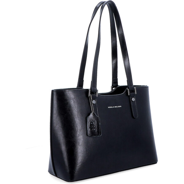 Kožená kabelka cez rameno Noelia Bolger čierna NB 0104 C 64020274