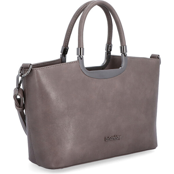 Kabelka zo syntetickej kože do ruky Le Sands taupe 7713 T 64020285