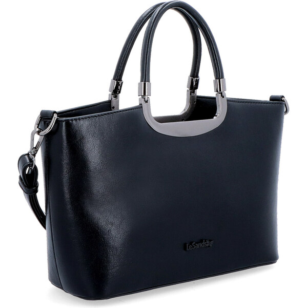 Kabelka zo syntetickej kože do ruky Le Sands čierna 7713 C 64020286