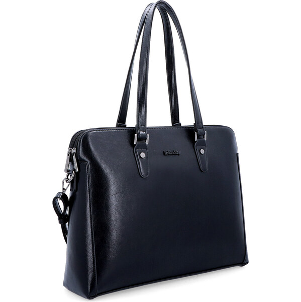 Kabelka zo syntetickej kože cez rameno Le Sands čierna 7701 C 64020301