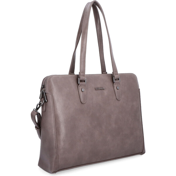 Kabelka zo syntetickej kože cez rameno Le Sands taupe 7701 T 64020318