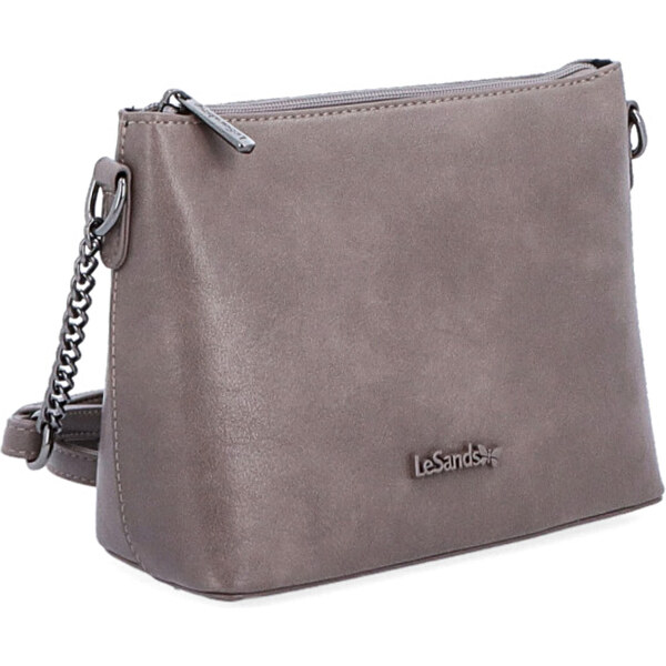 Kabelka zo syntetickej kože crossbody Le Sands taupe 7708 T 64020321