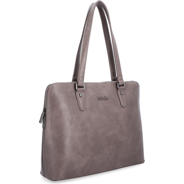 Kabelka zo syntetickej kože cez rameno Le Sands taupe 7709 T 64020328