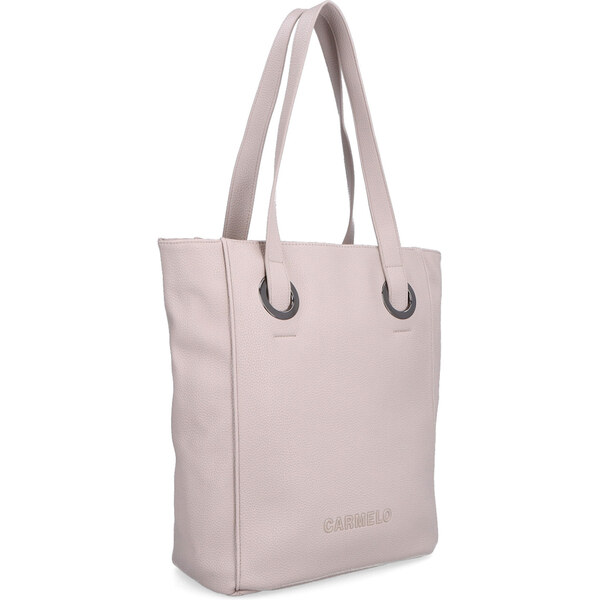 Kabelka zo syntetickej kože cez rameno Carmelo lila 4270 LI 64020325