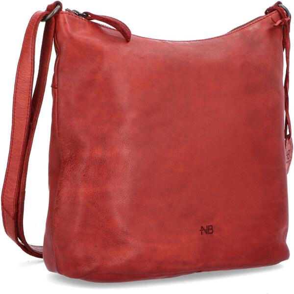 Kožená kabelka crossbody Noelia Bolger červená NB 2405 CV 64020362