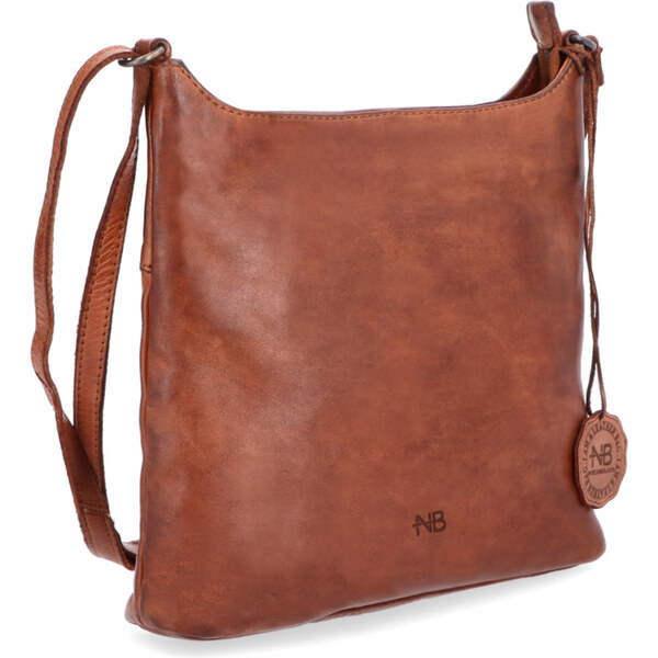 Kožená kabelka crossbody Noelia Bolger koňaková NB 2404 KO 64020424