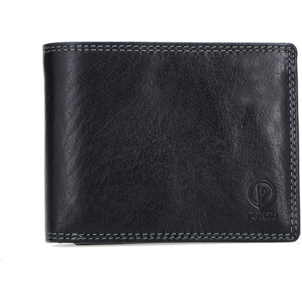 Pánska kožená peňaženka Poyem čierna 5237 Poyem C 64020430