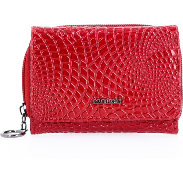 Dámska kožená peňaženka Carmelo červená 2105 Z CV 64020473